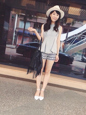 「A dress a day（ア　ドレス　ア　デイ）のアイテム」を使った、togetherさん（レディース・163cm）の夏コーディネート