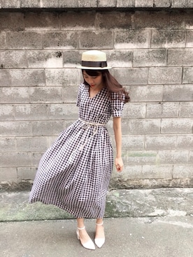 「A dress a day（ア　ドレス　ア　デイ）のアイテム」を使った、togetherさん（レディース・163cm）の夏コーディネート