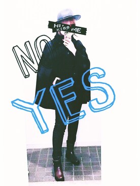 京極堂さんの（Yves Saint Laurent | イヴサンローラン）を使ったコーディネート