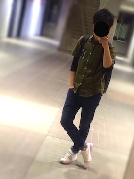 「C6（シーシックス）のアイテム（バッグ）」を使った、jexxxaさん（メンズ・170cm）の春コーディネート