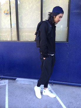 「alexanderwang（アレキサンダーワン）のアイテム（スウェット）」を使った、しみしーさん（メンズ・186cm）の秋コーディネート
