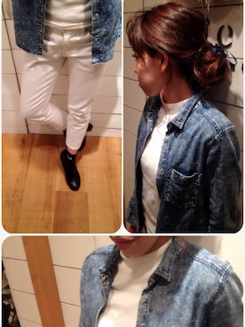 「coca（ANDEX shoes product）（コカ）のアイテム」を使った、aRietta   hirokoさん（レディース・158cm）の冬コーディネート