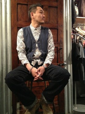 matsuuraさん（メンズ・189cm）の春コーディネート