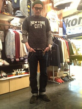 matsuuraさん（メンズ・185cm）の春コーディネート