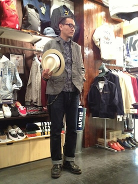 matsuuraさん（メンズ・185cm）の春コーディネート