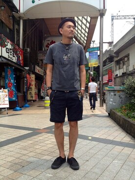 matsuuraさん（メンズ・189cm）の夏コーディネート