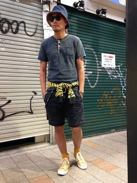 matsuuraさん（メンズ・189cm）の夏コーディネート