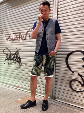 matsuuraさん(メンズ・189cm)の夏コーディネート