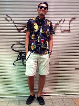 matsuuraさん(メンズ・189cm)の夏コーディネート