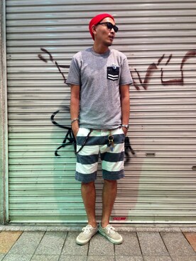 matsuuraさん（メンズ・189cm）の夏コーディネート