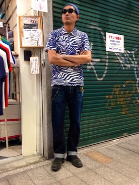 matsuuraさん（メンズ・189cm）の夏コーディネート