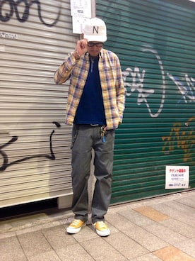 matsuuraさん（メンズ・189cm）の夏コーディネート