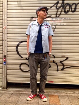 matsuuraさん（メンズ・189cm）の夏コーディネート