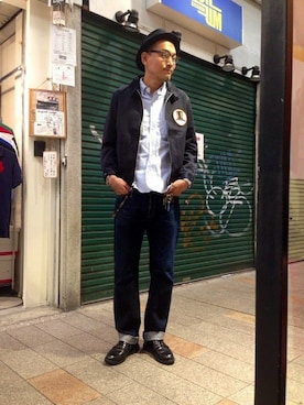 「アイテム（キーホルダー）」を使った、matsuuraさん（メンズ・189cm）の秋コーディネート