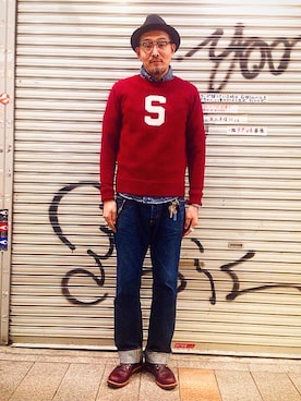 matsuuraさん（メンズ・189cm）の秋コーディネート