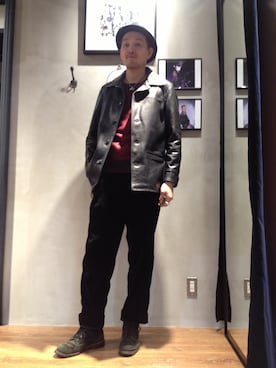 「アイテム（キーホルダー）」を使った、matsuuraさん（メンズ・189cm）の秋コーディネート