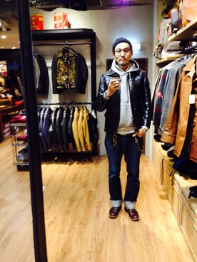 matsuuraさん（メンズ・189cm）の冬コーディネート