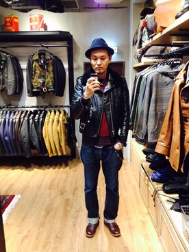 matsuuraさん（メンズ・189cm）の冬コーディネート