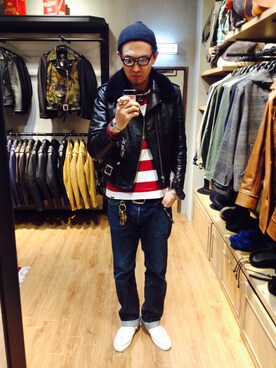 matsuuraさん(メンズ・189cm)の冬コーディネート
