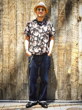 matsuuraさん（メンズ・189cm）の夏コーディネート