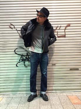 matsuuraさん（メンズ・189cm）の冬コーディネート