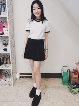 「skirt」｜「アイテム（その他シューズ）」を使った、Claireさん（レディース・160cm）の春コーディネート