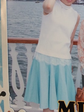 「SLY（スライ）のアイテム（スカート）」を使った、yuuuboooさん（レディース・158cm）の夏コーディネート