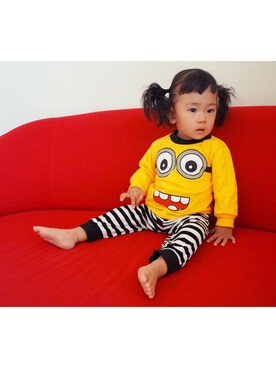 「娘」｜「アイテム（その他）」を使った、tinyjohnさん（キッズ・80cm）の秋コーディネート