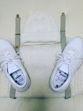 「PANTONE（パントーン）のアイテム」を使った、Himeさん（メンズ・170cm）の冬コーディネート