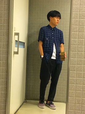 「ドラフトHAR」｜Okishio Tomoyaさん（メンズ・167cm）の秋コーディネート