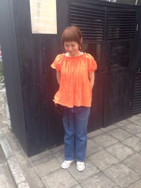 「CONVERSE（コンバース）のCONVERSE ALL STAR　ハイカットスニーカー（スニーカー）」を使った、mayuさん（レディース・153cm）の春コーディネート