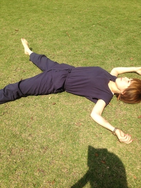 「Marc by Marc Jacobs（マークバイマークジェイコブス）のアイテム（アナログ腕時計）」を使った、mayuさん（レディース・153cm）の秋コーディネート