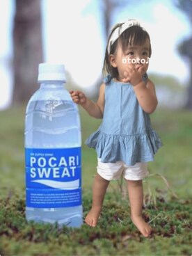 「1歳半」｜「アイテム（チュニック）」を使った、おと♪さん（キッズ・70cm）の秋コーディネート