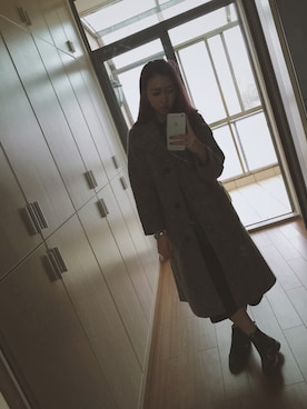 「wearsg」｜「アイテム（クラッチバッグ）」を使った、rosybrown95さん（レディース・168cm）の春コーディネート