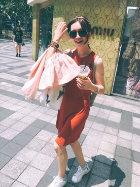 Miu Miu ミュウミュウ のワンピース ピンク系 を使った人気ファッションコーディネート ユーザー その他ユーザー Wear