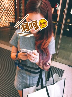 「hair」｜OXY さん（レディース・172cm・10代）の夏コーディネート