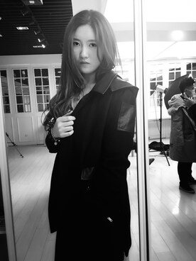 「5cm（ファイブシーエム）のアイテム（ジャケット/アウター）」を使った、OXY さん（レディース・172cm）の冬コーディネート