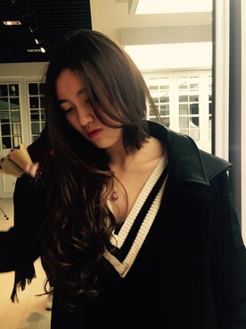 「5cm（ファイブシーエム）のアイテム（ジャケット/アウター）」を使った、OXY さん（レディース・172cm）の冬コーディネート