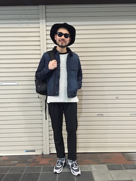 西岡さん(メンズ・172cm)の秋コーディネート