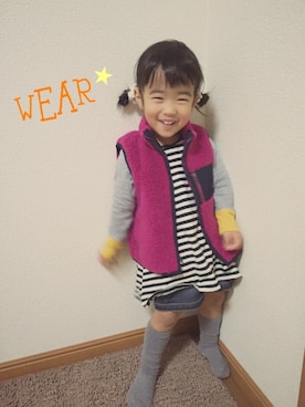 ichikaさん（キッズ・90cm）の秋コーディネート