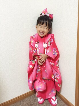 「2歳10ヶ月」｜「アイテム（ワンピース/ドレス）」を使った、ichikaさん（キッズ・90cm）の秋コーディネート