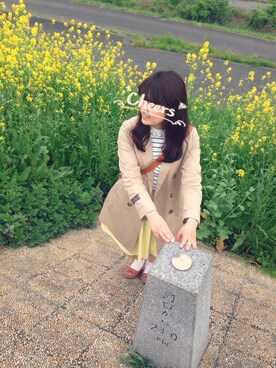 「Simplicite（サンプリシテ）のアイテム（その他）」を使った、naa♯さん（レディース・160cm）の春コーディネート