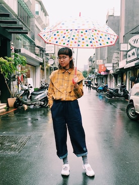「planet（planet）のアイテム（ジャケット/アウター）」を使った、Chelseaさん（レディース・156cm）の冬コーディネート