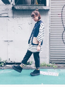 「planet（planet）のアイテム（ジャケット/アウター）」を使った、Chelseaさん（レディース・161cm）の春コーディネート