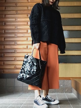 「Annc（アンク）のアイテム」を使った、chisaさん（レディース・160cm）の秋コーディネート