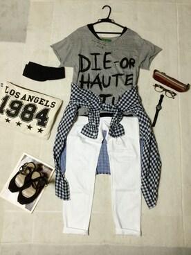 そらさん（レディース・153cm）の夏コーディネート