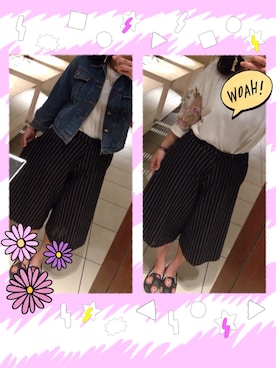 「応援」｜❁あやの❁さん（レディース・152cm）の春コーディネート