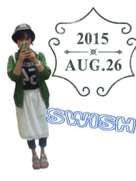 「アイテム（ジャージ）」を使った、まゆすけさん（レディース・156cm・20代）の夏コーディネート