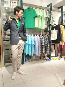 「色気」｜竹口 紘司さん（メンズ・172cm）の夏コーディネート