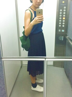 「Abercrombie&Fitch（アバークロンビーアンドフィッチ）のアイテム（キャミソール）」を使った、lolololol さん（レディース・160cm）の夏コーディネート
